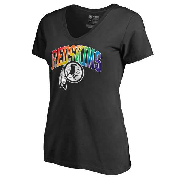 Women's Washington Redskins NFL Pro Line by Fanatics Branded Black Plus Sizes Pride T-Shirt,We sell and wholesale Women's Washington Redskins NFL Pro Line by Fanatics Branded Black Plus Sizes Pride T-Shirt on line form chian!